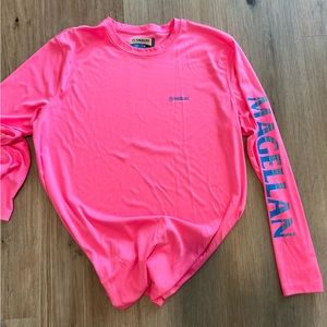 Magellan outdoors long sleeve women’s size XL pink fish gear shirt.